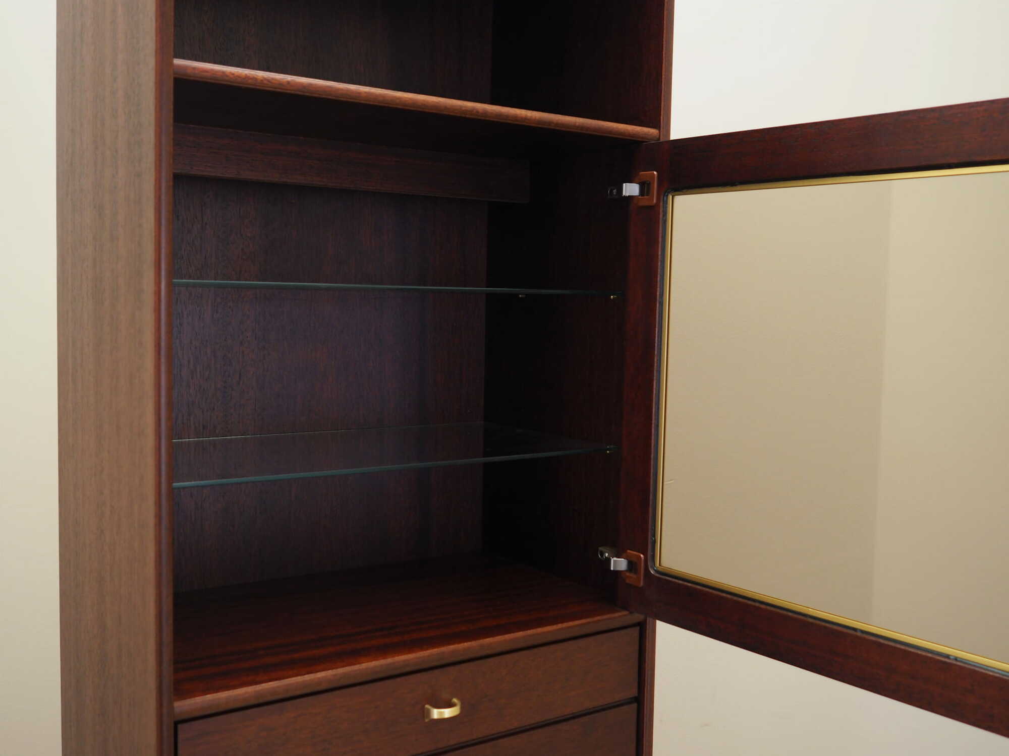 Schrank Mahogany Braun 1970er Jahre 5