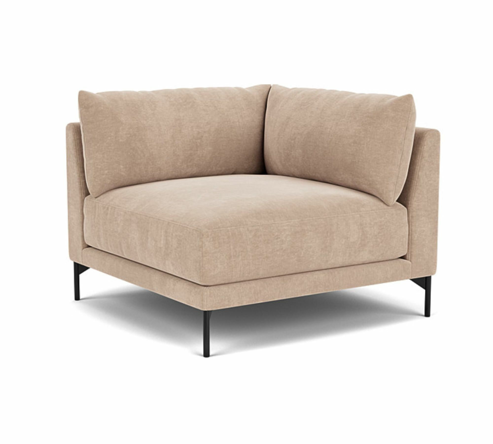 Vincent 1-seater corner module Left Danny Cream 1