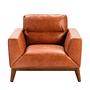 Sessel Leder Braun 5