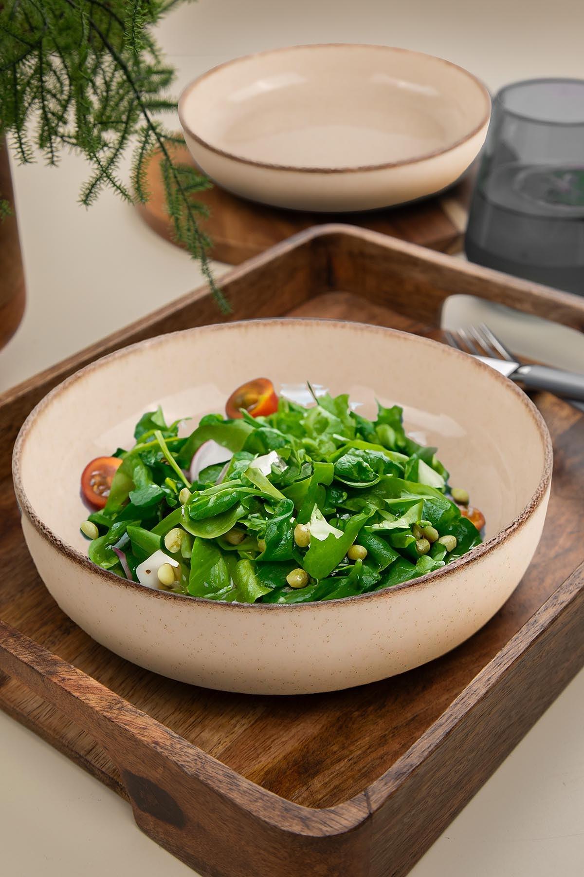 Bowl set 2-pc. Porcelain Beige 0