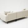 Side Sofa Chaise Lounge Right Cream 4