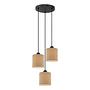 Pendant Light Coning Round Cast Iron Velvet Light Brown 4