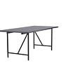 Astrid  Dining table  MDF Veneer  Matte black  200×75cm 4