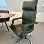 Office chair Leather Dark Green 2
