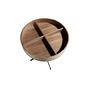 Round side table
Leather steel 7