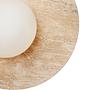 Tor-Nun-B Wandleuchte Travertin Creme Ø 10cm 7