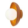 Hand Wall Lamp S Oak Wood Brown 5