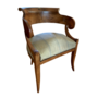 Stuhl Holz Textil Braun  0