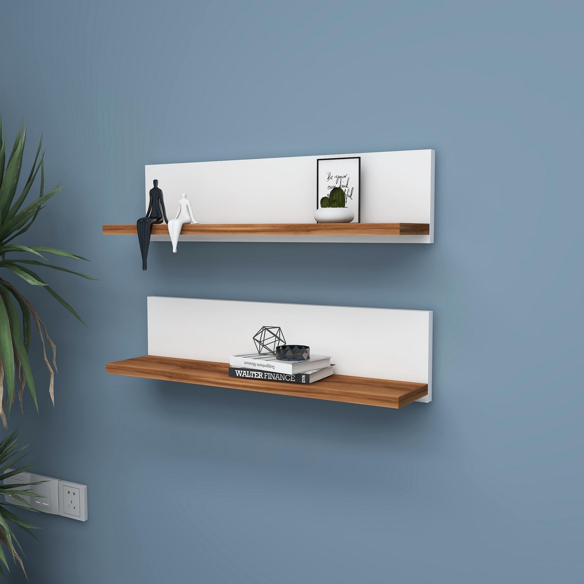 Shelf Wandregal Holzfurnier Weiß 0