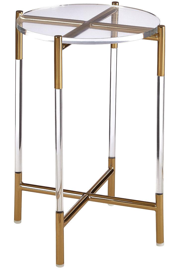 Martini Tisch mit grauer Marmorplatte
 4