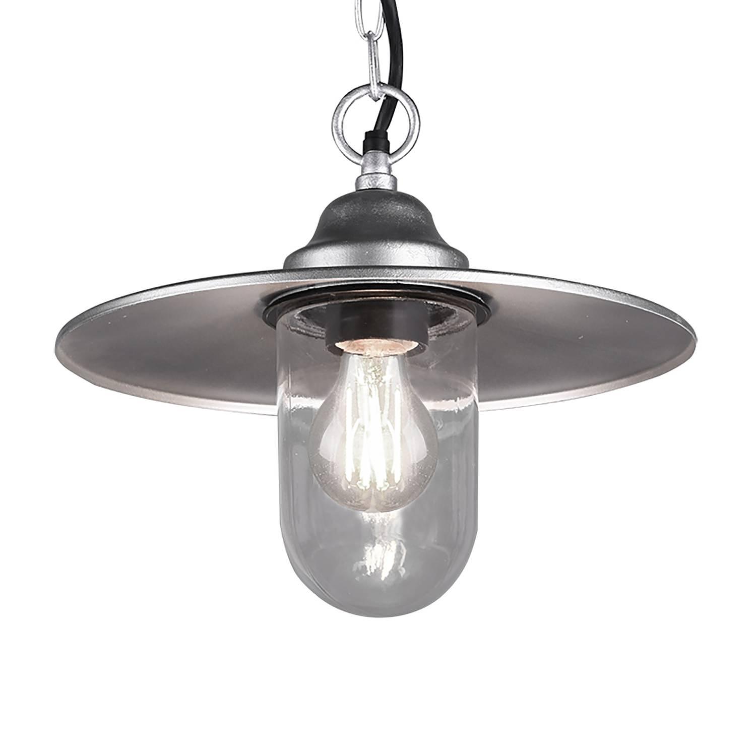 Pendelleuchte Brenta Aluminium 1-flammig Silber 0