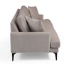 Sofa 3-Sitzer Textil Beige 5