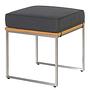 Gartenhocker Cipressa Grau 2