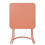 Folding table URBAN ONE steel orange red 4