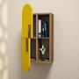 Rose Wall Shelf Wood veneer Yellow 2