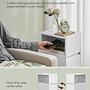 Dagiri Set of 2 Nightstands White 2