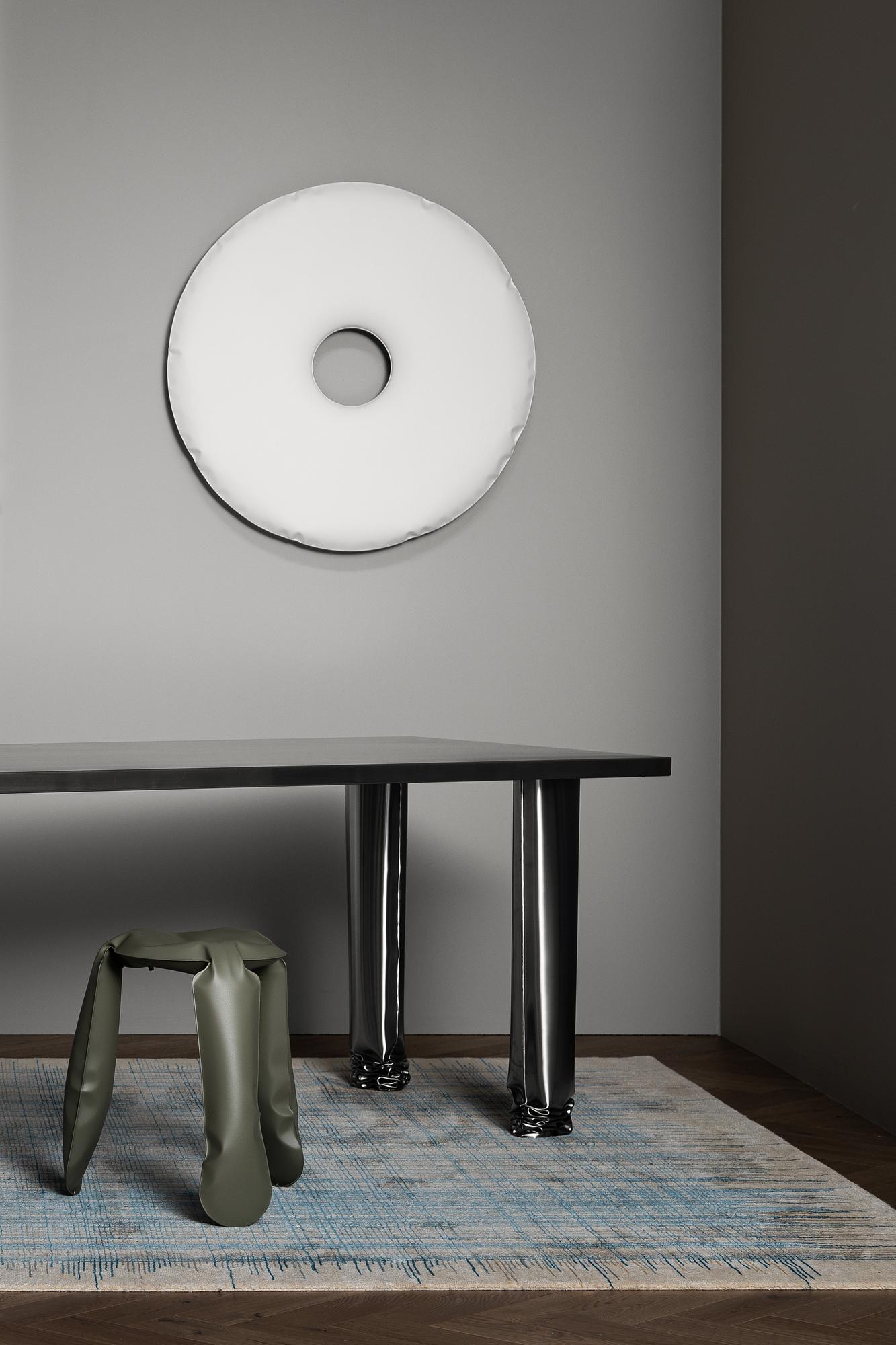 Plopp Standard stool steel moss grey RAL 7003 matte 0