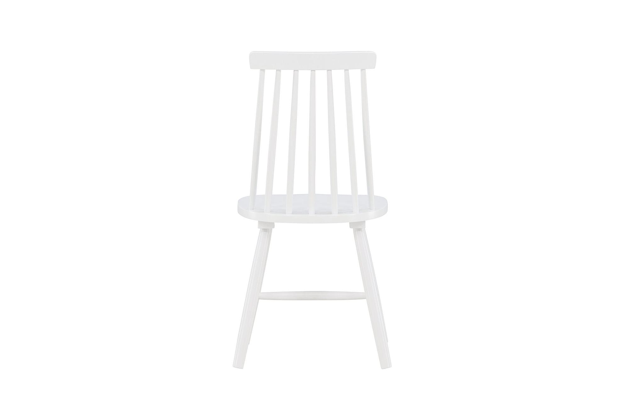 Lönneberga 2x Esszimmerstuhl- Set Kautschukbaum Weiß 7