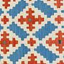 Kilim Gashgai Teppich Mehrfarbig 3