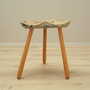 Vintage stool wood brown 1950s 2