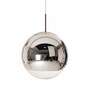 Mirror Ball LED Pendelleuchte Kunststoff Metall Silber 0