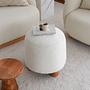 Fumi Pouffe White 1
