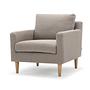 Astha Armchair Agnes Brown 1