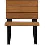 Banco Stuhl Holz Braun 3