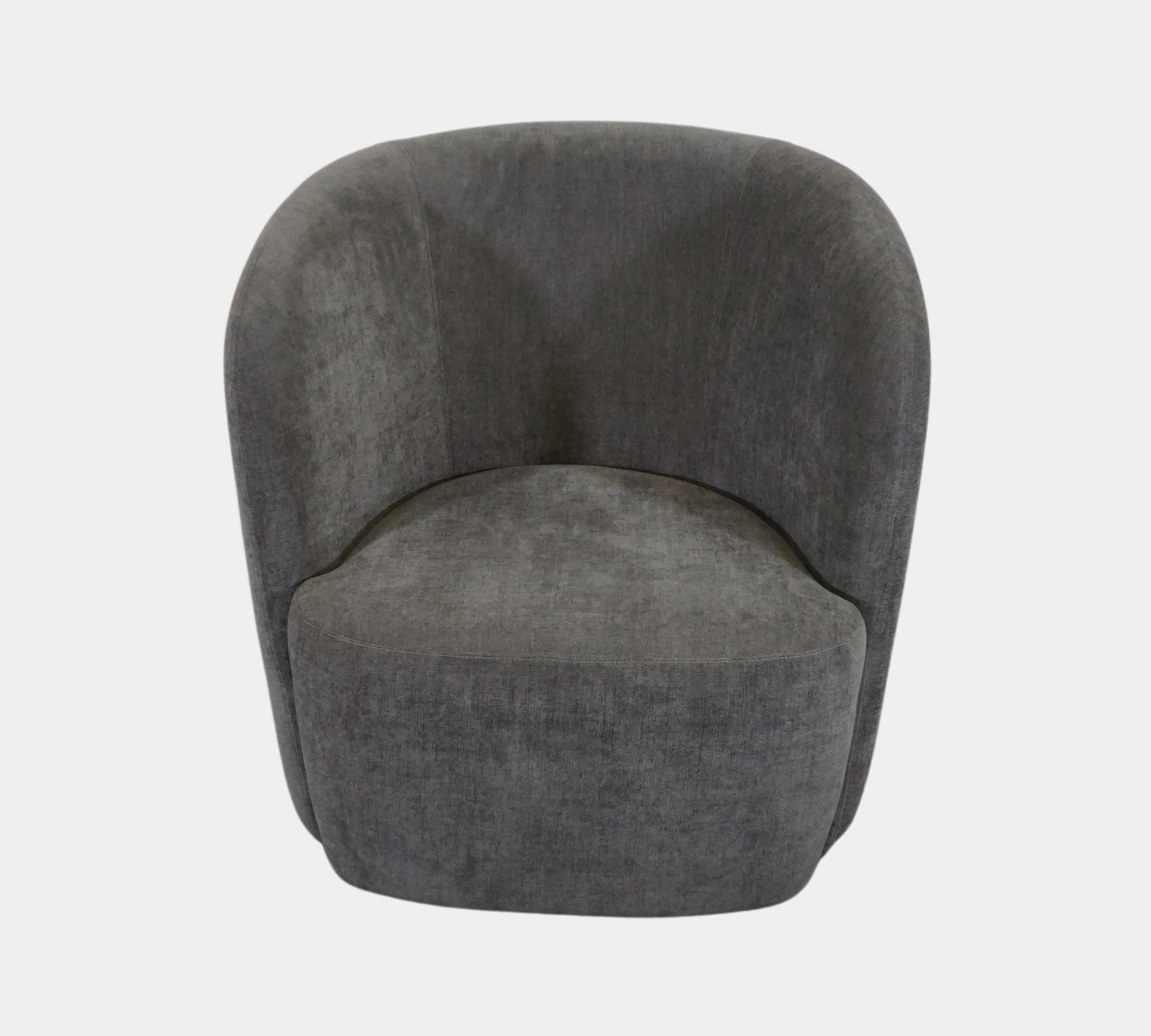 Blair Dreh-Sessel Danny Steel Grey 6