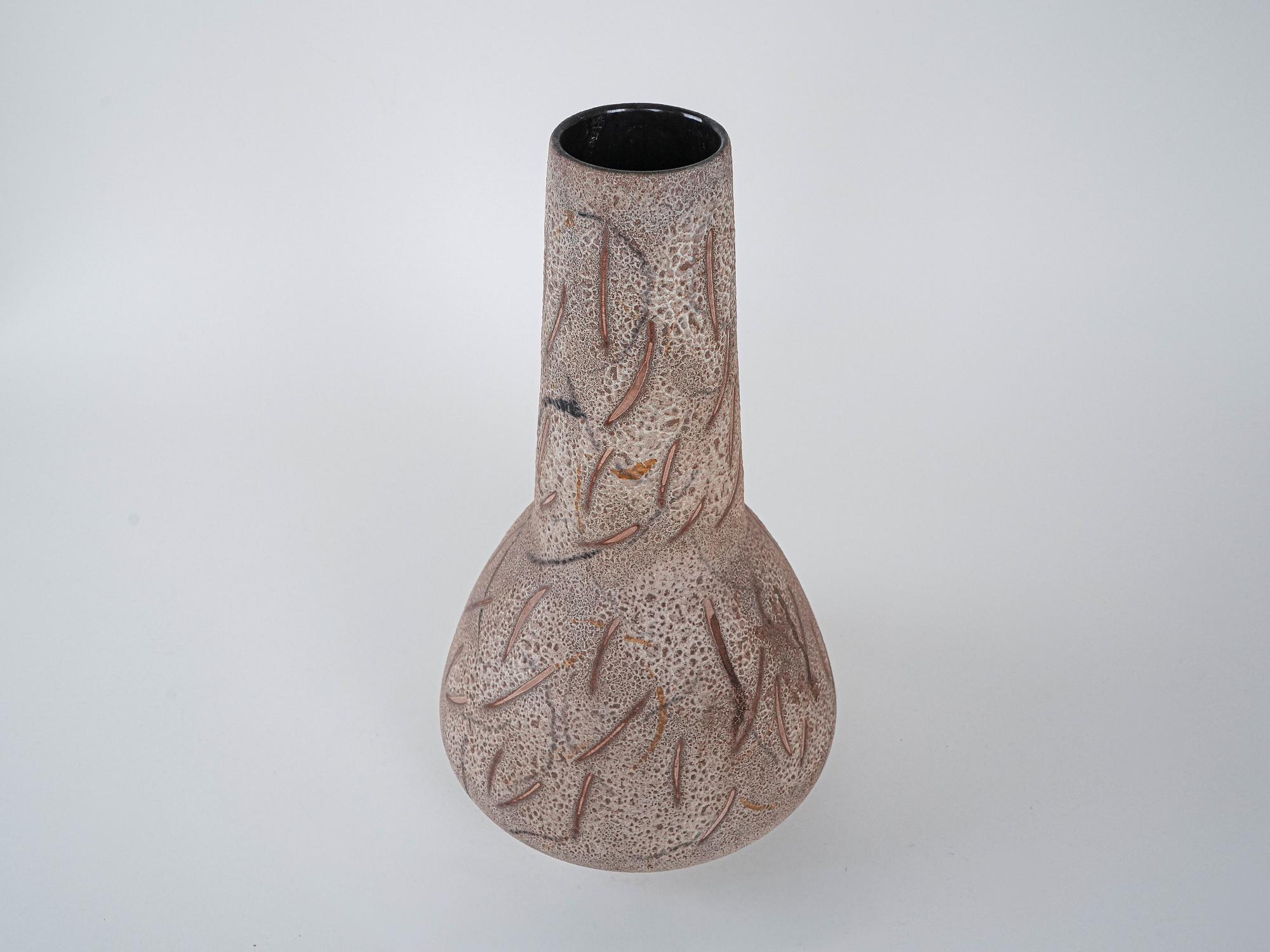 Keramik-Boho-Vase 1960er Jahre 3