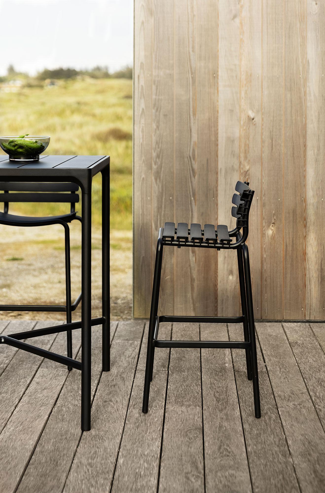 ReCLIPS Barhocker Indoor Outdoor Olivgrün 56 x 55 x 99 cm 1