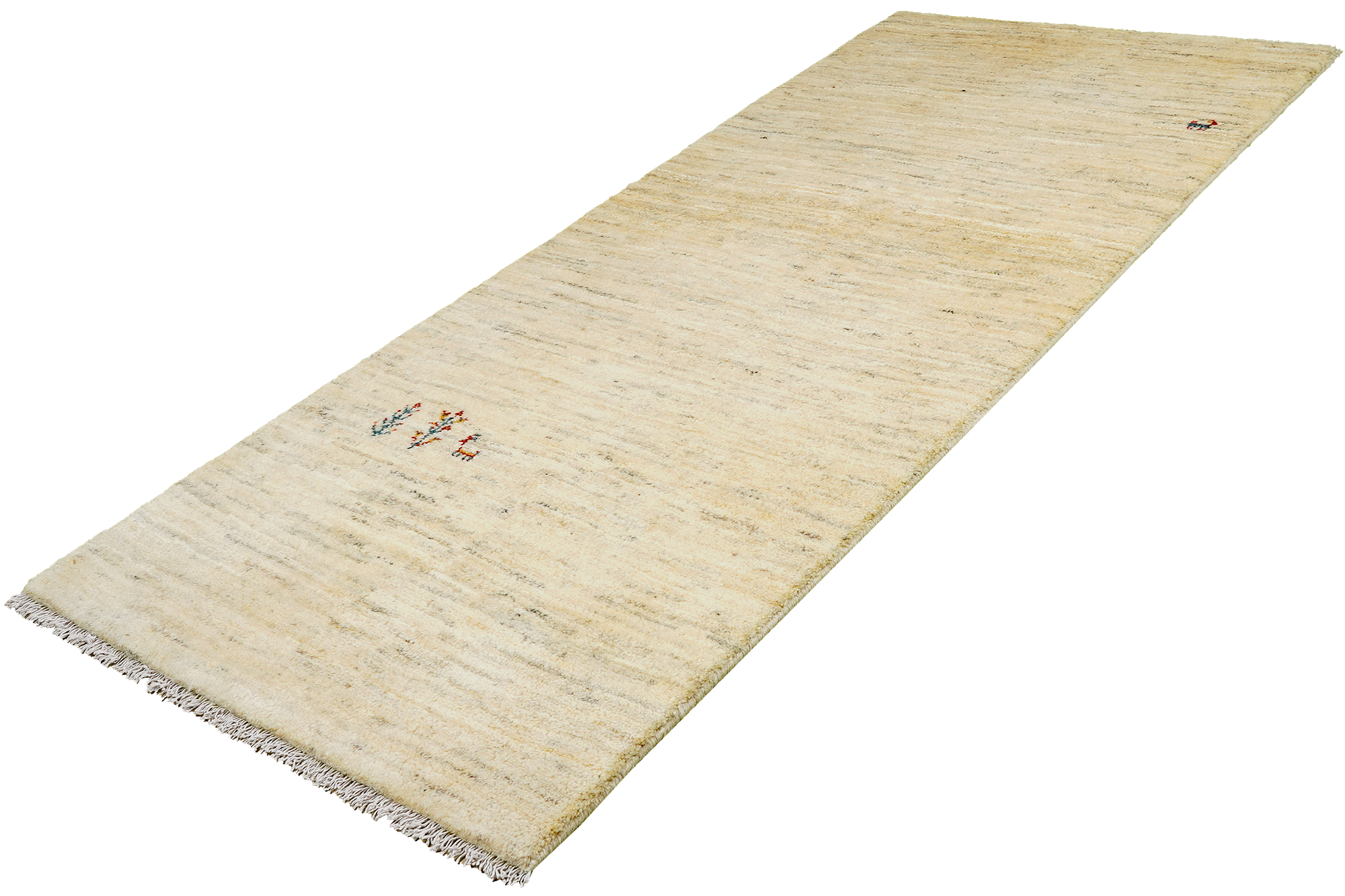 Rizbaf Gabbeh-Teppich Wolle Beige 3