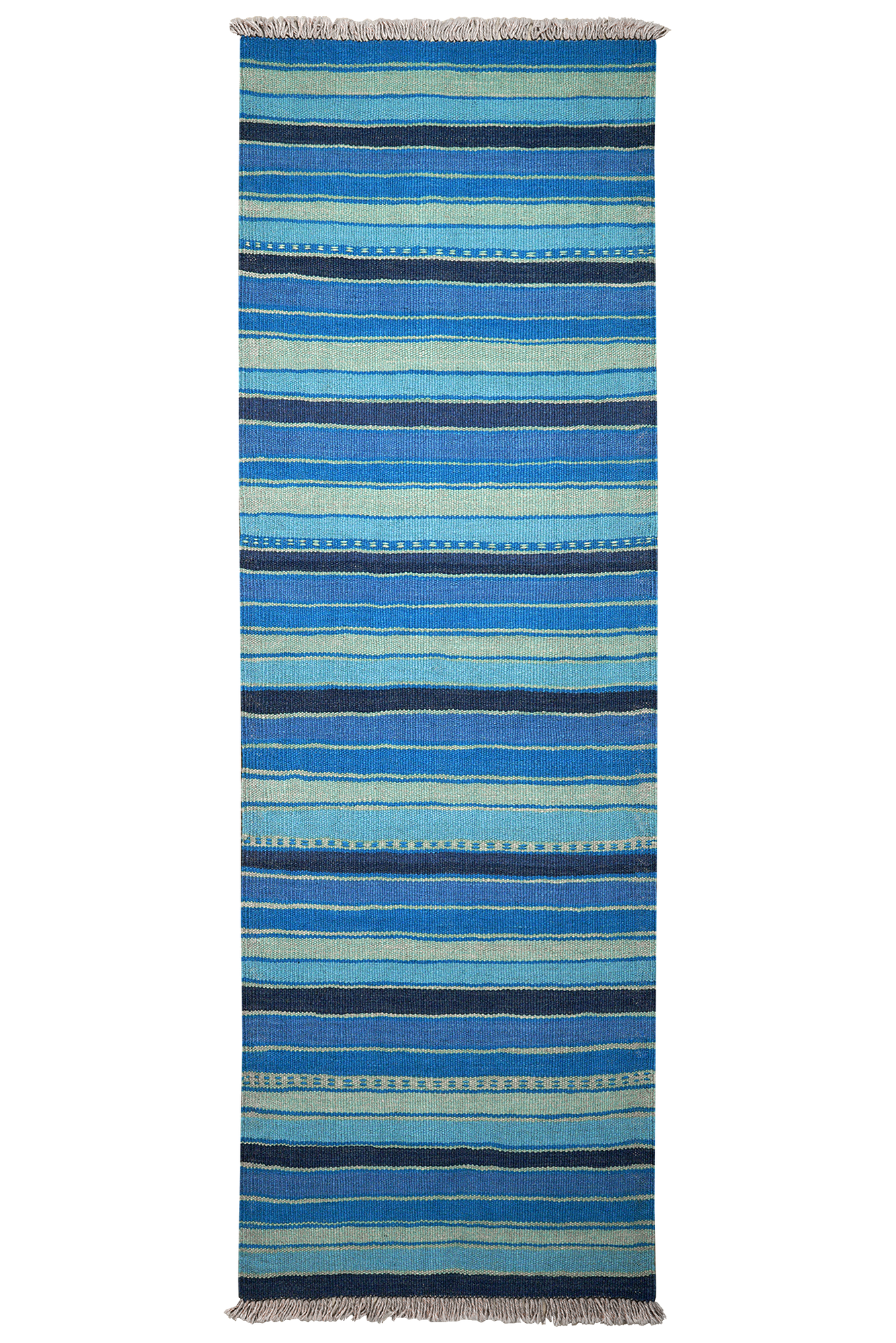 Kilim Gashgai Teppich Blau 0