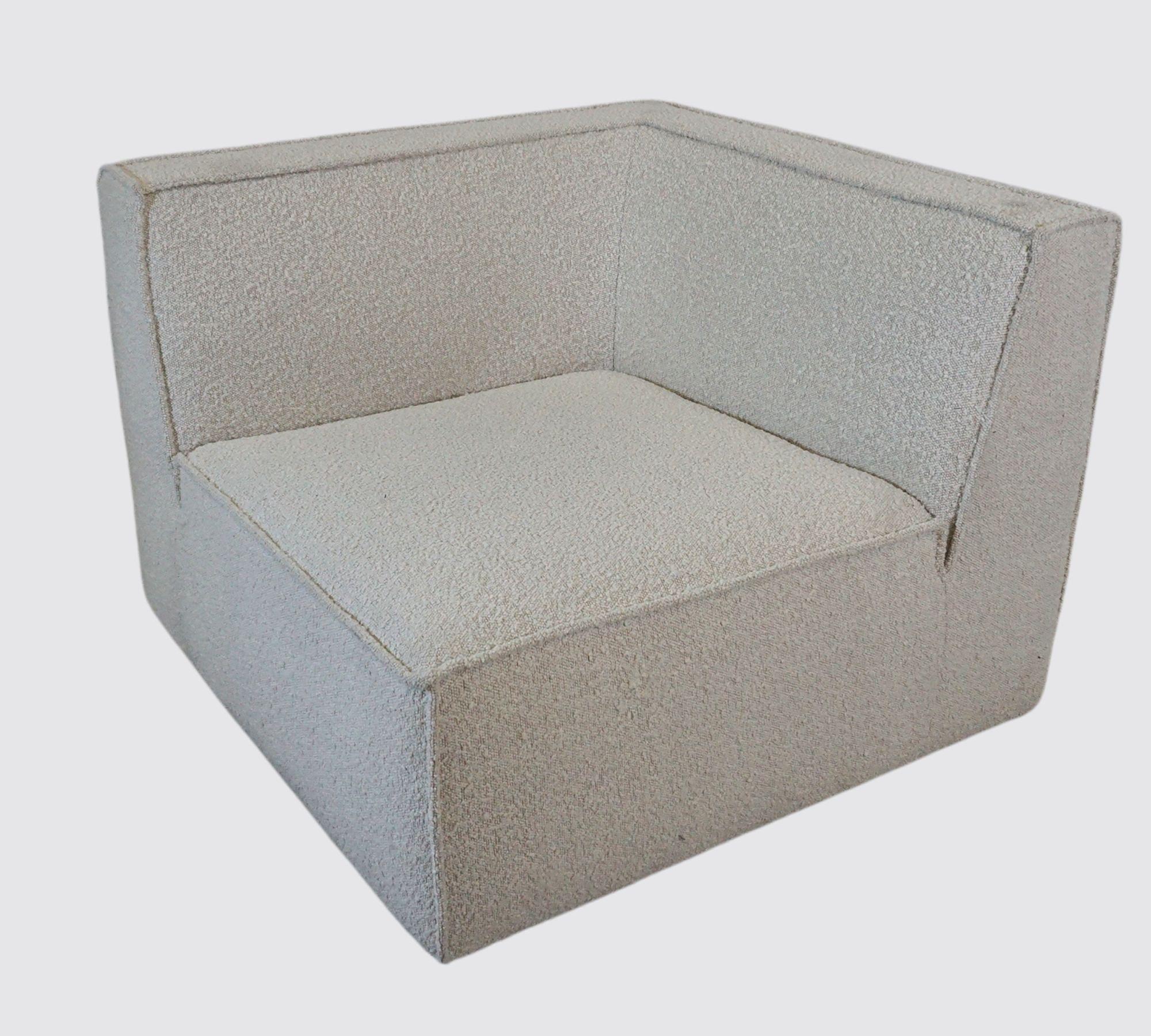 Dane 1-Sitzer Eckmodul Links Maya Cream 9