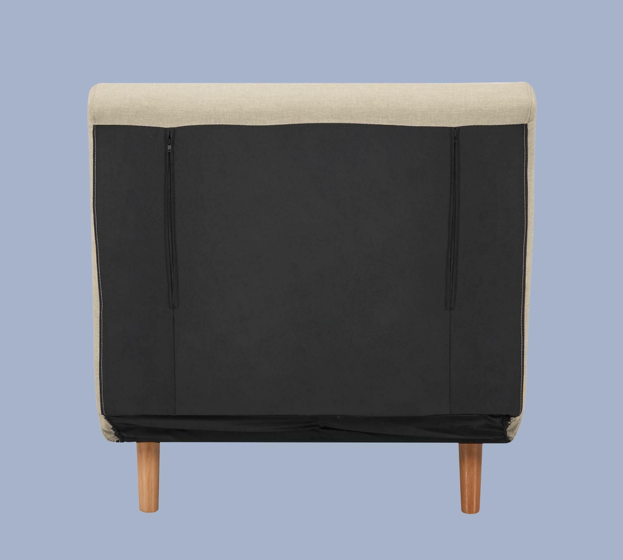 Schlafsessel Webstoff Beige 6