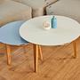 Beluga Couchtisch Linoleum Mushroom Ø 57cm 4