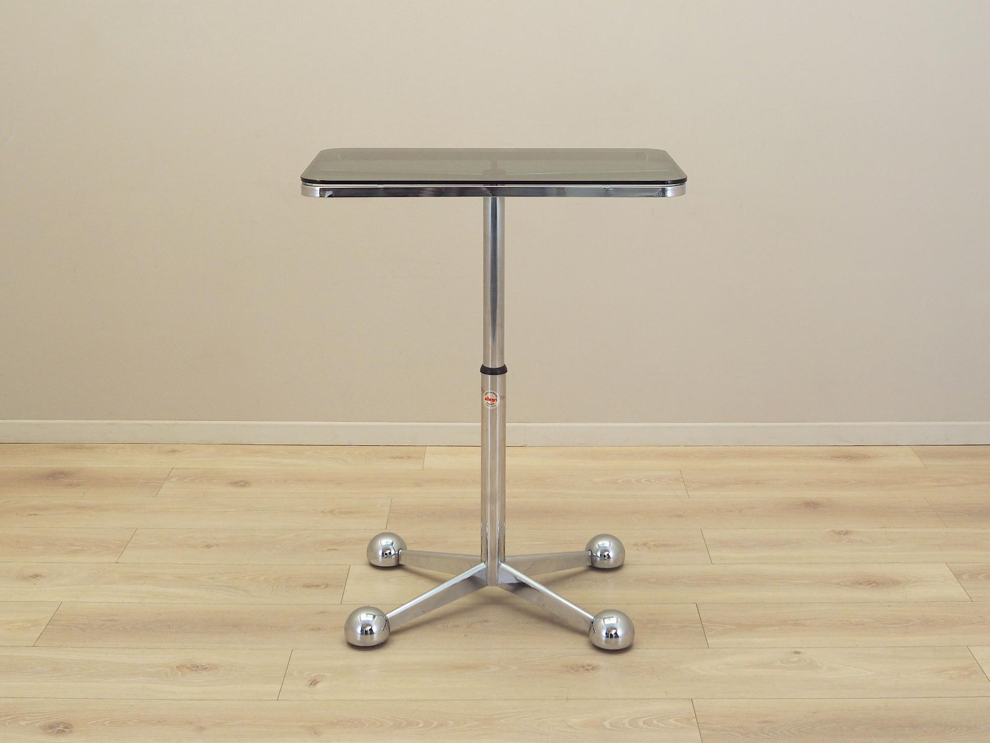 Coffee table on castors 1970s 2