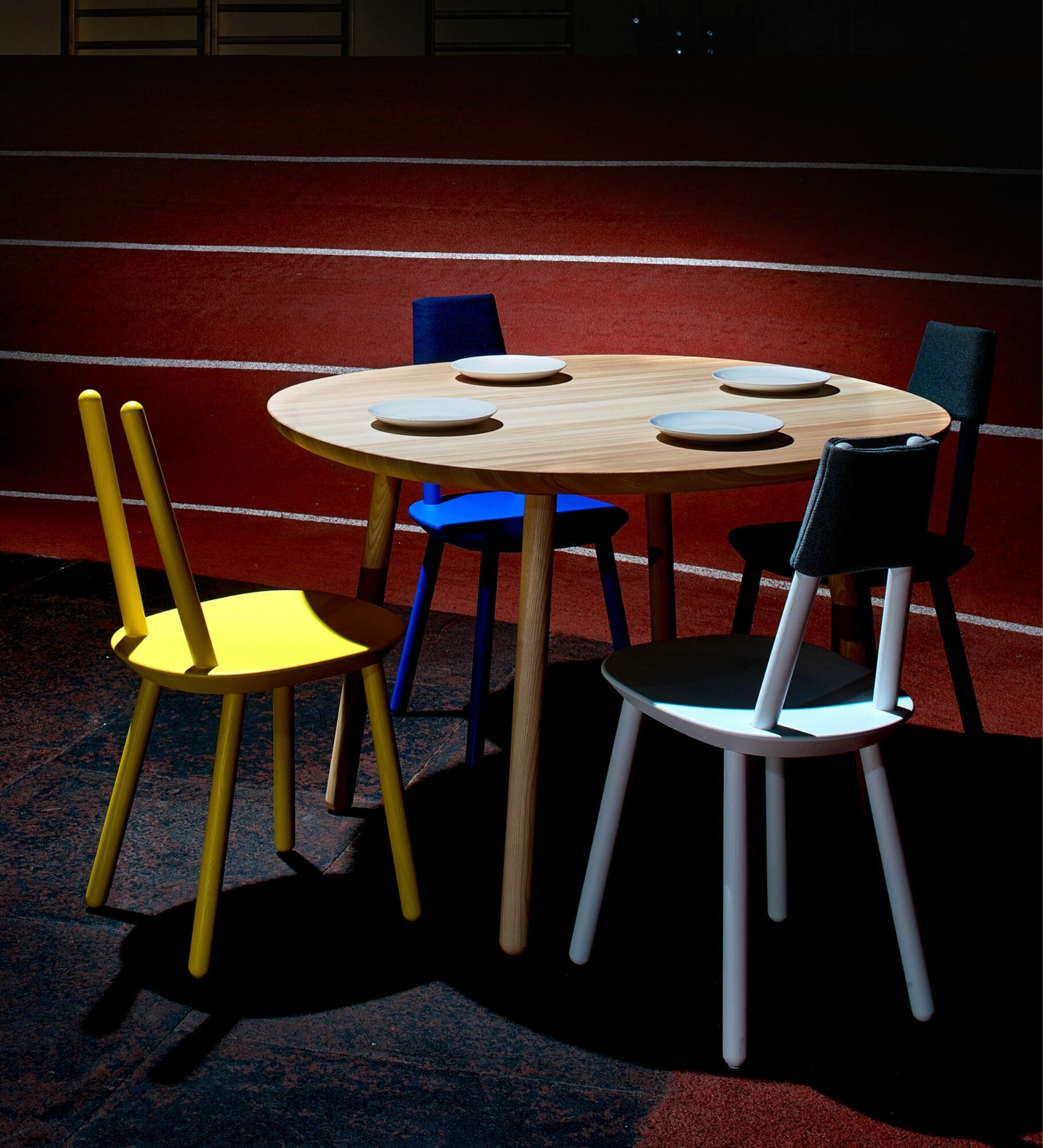 Sedia Naïve Frassino Nero 7