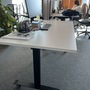 Schreibtisch Holz Metall Weiß 3