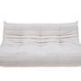 Togo Set Lounge 3 pezzi Tessuto Off-White 1