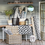 Mosaik In-/ Outdoorteppich Grau 2