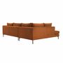 Noa Sofa Récamiere Links Moss Rust 1