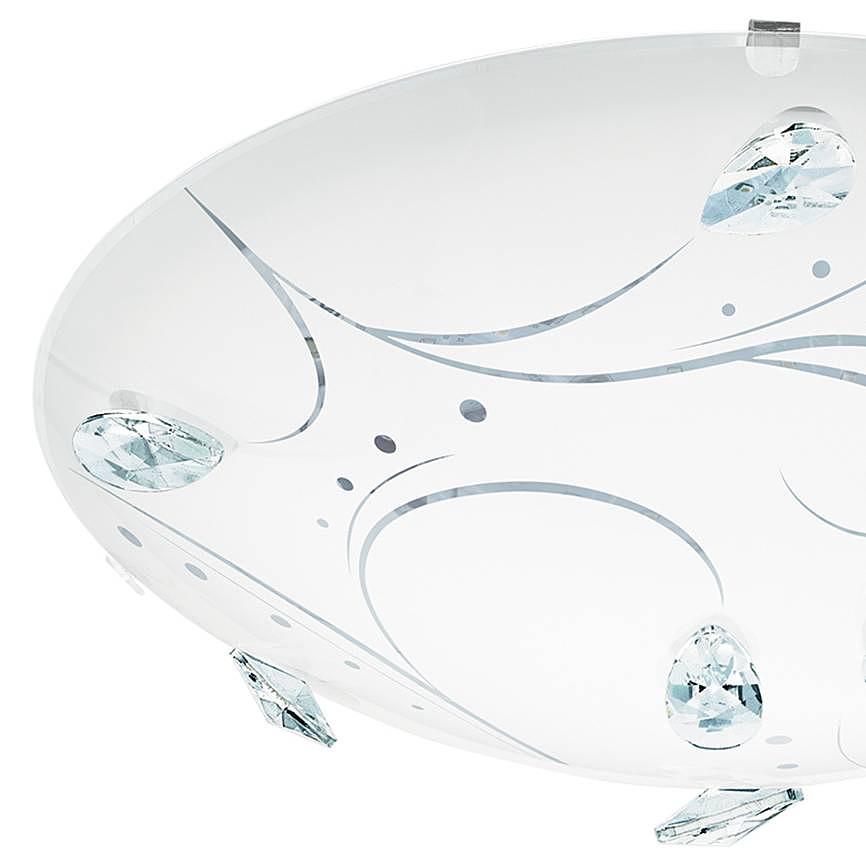 1-Flammig LED-Deckenleuchte Sorrenta Glas Stahl 1
