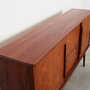 Vintage Highboard Teakholz Braun 1970er Jahre  6