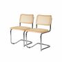 2x Freischwinger Buche Chrom Glänzend 0
