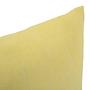 2x Milan Cushion Cover Synthetic Fiber Pastel Yellow 50 x 50 cm 1