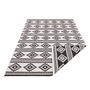Maple In-/Outdoorteppich Creme Schwarz 3