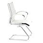 PARMA V Chair Cantilever Leather White 2