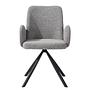 Polsterstuhl Textil Grau 2