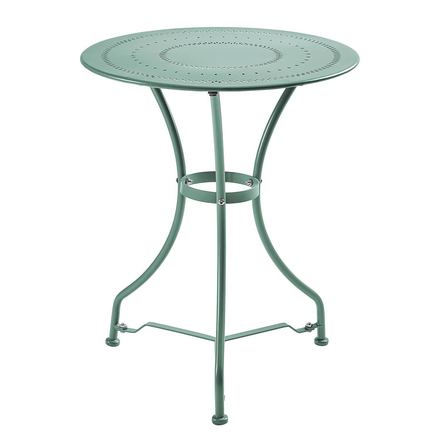 CENTURY Gartentisch Eisen Grün 58cm 1